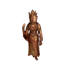 Bronze Standing Bodhisattva