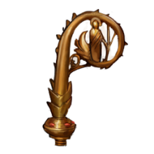 Gilt Copper Crozier Head