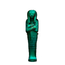 Painted Ushabti Figurine