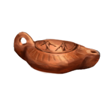 Terracotta Oil Lamp