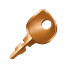 Bronze Dozer Key