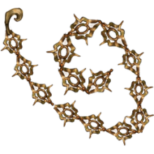 Ottoman Bronze Lamp Chain