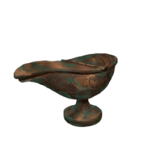 Bronze Monastery Oil Lamp